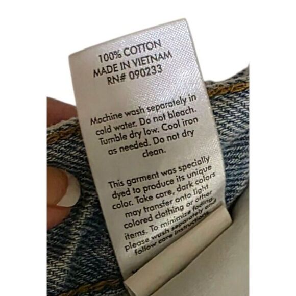 Pacsun Relaxed Fit Patchwork Faded Denim Jeans Womens Size 5 Blue - Picture 7 of 8